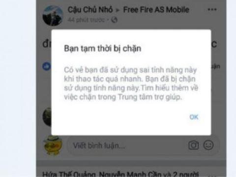 Một số lỗi đăng bài trên facebook không được